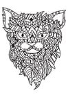 Coloring page cat