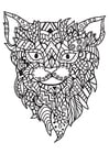 Coloring page cat