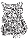 Coloring pages cat