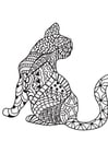 Coloring pages cat