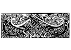 Coloring page celtic motief