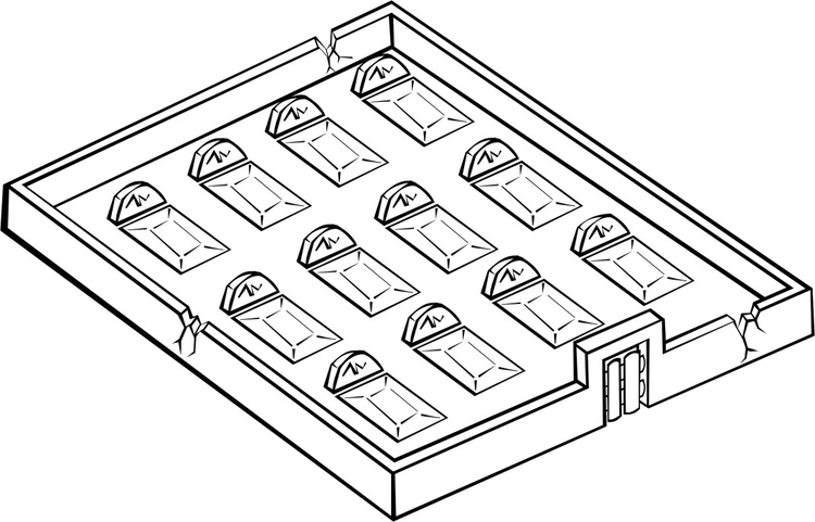 Coloring page Cemetery