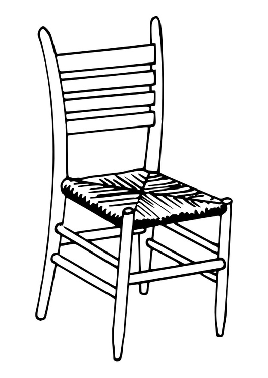 Download Coloring Page chair - free printable coloring pages - Img ...