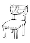 Coloring pages chair