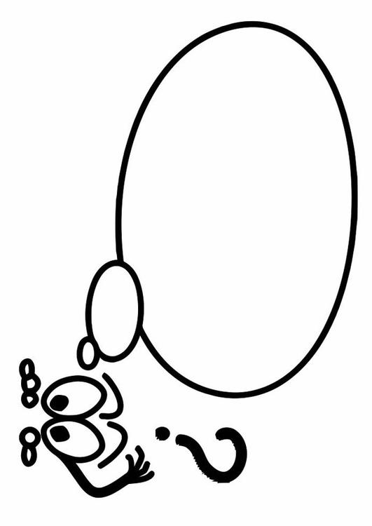 character with speech balloon