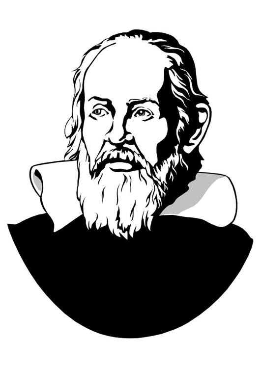 Coloring page Charles Darwin