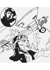 Coloring pages Charles Lindbergh