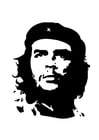 Coloring pages Che Guevara