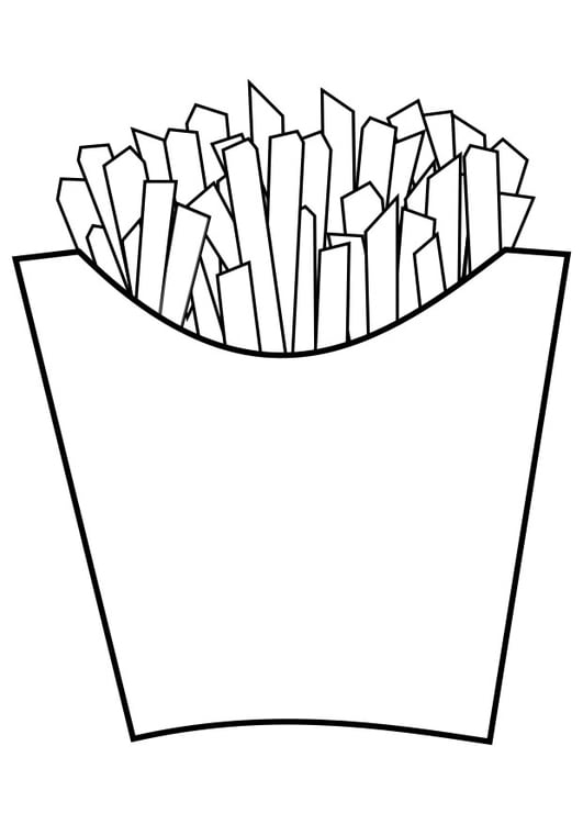 Coloring page chips