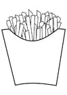 Coloring page chips