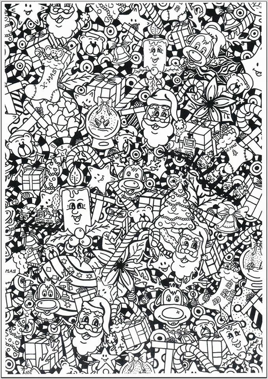 Coloring page Christmas