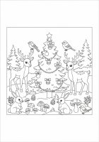Christmas in the forest