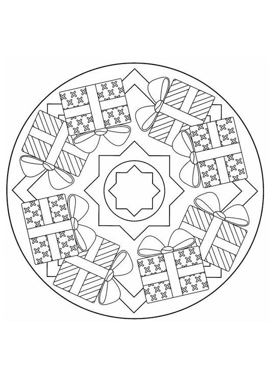 christmas mandala