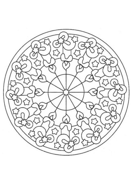 christmas mandala