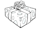 Coloring pages christmas present