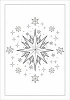 Christmas stars twinkle