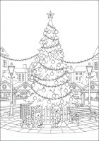 Christmas tree at the Christmas market