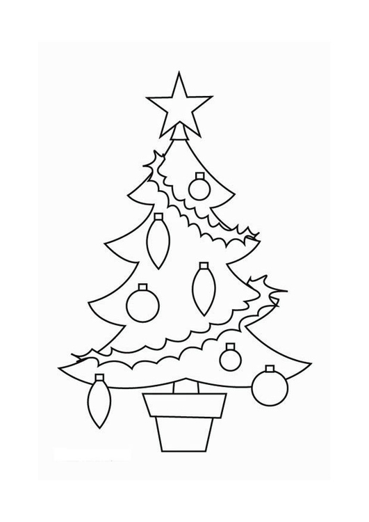 Coloring page Christmas Tree