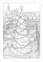 Christmas tree on the square