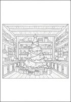 Christmas tree with presents