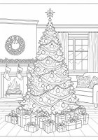Christmas tree with presents