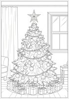 Christmas tree with star