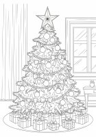 Christmas tree with star