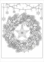 Christmas wreath with bells