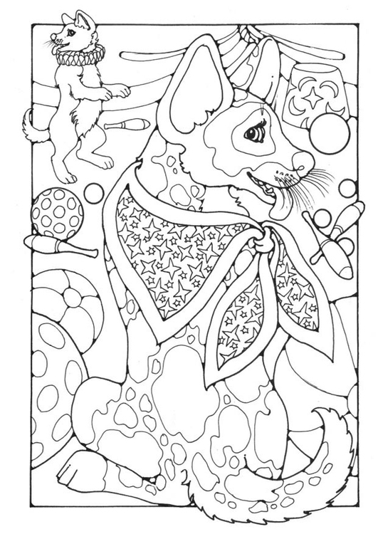 Coloring page circus