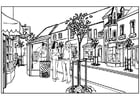 Coloring pages city