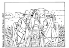 Coloring page Civil War Siege