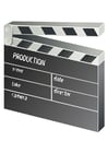 Coloring pages clapboard - film
