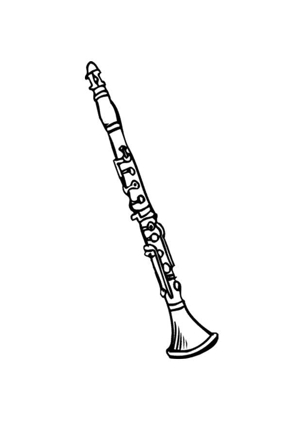 Coloring Page clarinet - free printable coloring pages - Img 9586