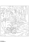 Coloring page Claude Monet