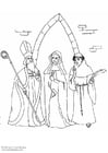 Coloring pages clergy