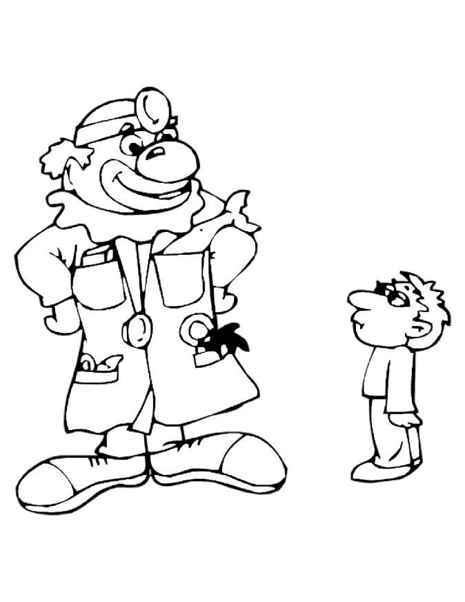 Coloring page cliniclown