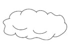 Coloring pages cloud