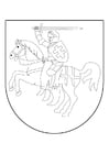 Coloring pages coat of arms