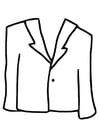 Coloring page coat