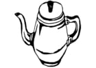 Coloring pages coffee pot