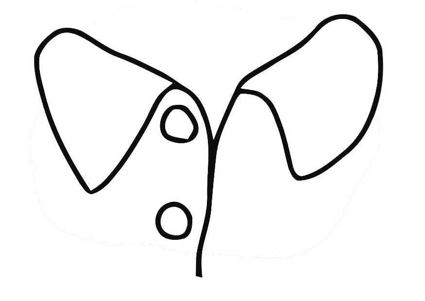 Coloring page collar