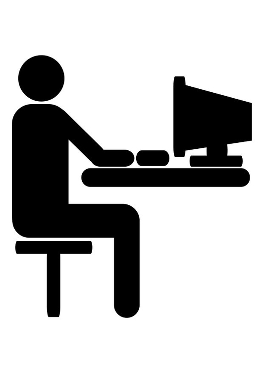 Coloring page computer