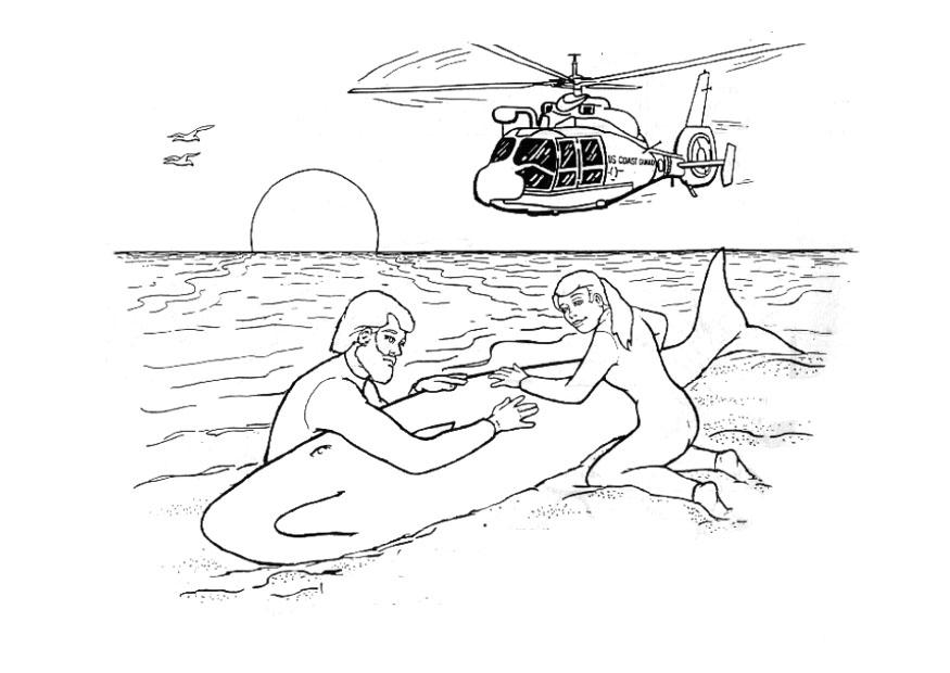 Coloring page consequences of polluted water