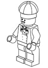 Coloring page cook