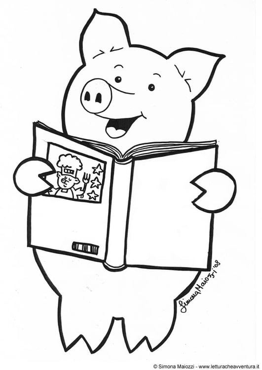 Coloring page cookbook