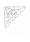 Coloring page corner