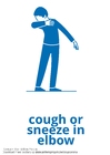 Image cough into your elbow