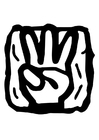 coloring-page count 3