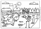 coloring-page cow 2