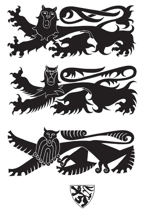 Crest with Lions